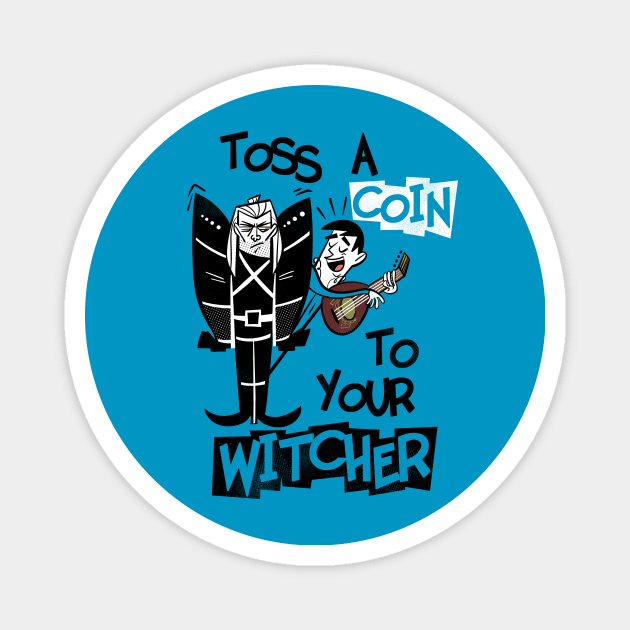 Toss A Coin Magnet by HeroInstitute